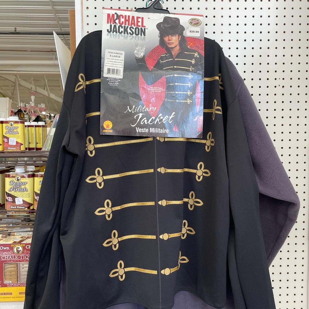 Michael Jackson Miliatry Vest Costume Size XL (44-46 Jacket).